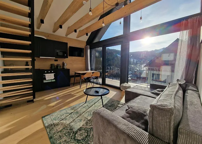 Apartment In Krkonose With Mountain Views