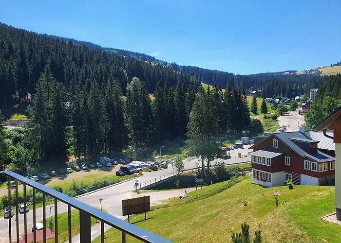 In Krkonose With Mountain Views
